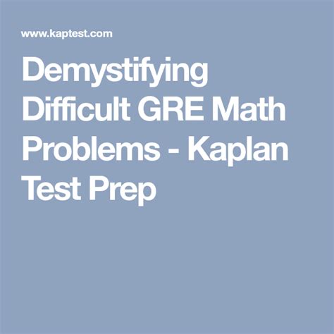 is the kaplan test hard gre|gre difficulty level.